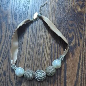 Chic Gold and Cream Necklace